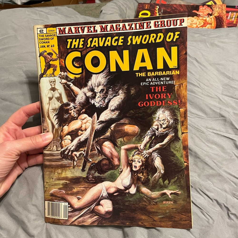 Vintage The Savage Sword of Conan Comic Book no 60